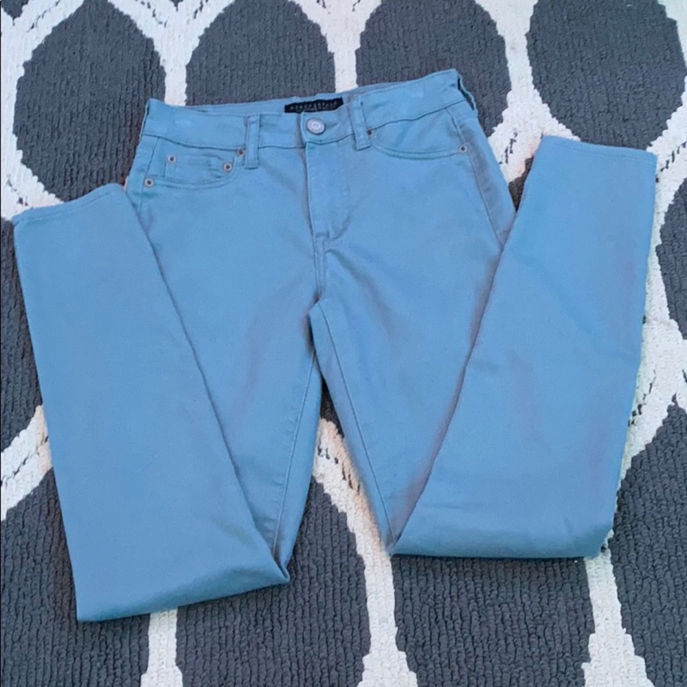 ✔️women’s green/gray aeropostale jeggings